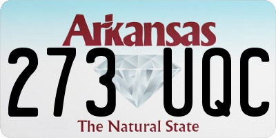 AR license plate 273UQC