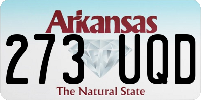 AR license plate 273UQD