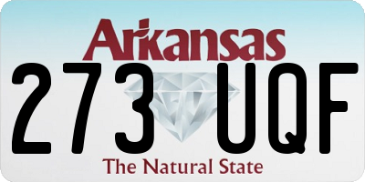 AR license plate 273UQF