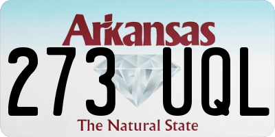 AR license plate 273UQL