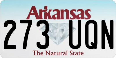 AR license plate 273UQN