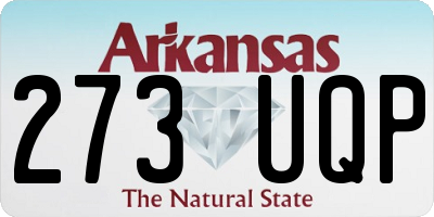 AR license plate 273UQP