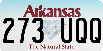 AR license plate 273UQQ