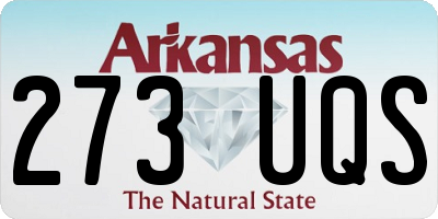 AR license plate 273UQS