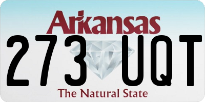 AR license plate 273UQT