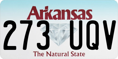 AR license plate 273UQV