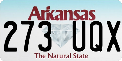 AR license plate 273UQX
