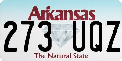 AR license plate 273UQZ