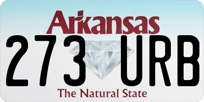 AR license plate 273URB