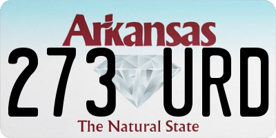 AR license plate 273URD