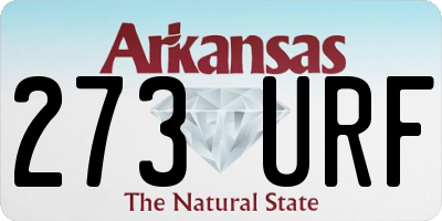 AR license plate 273URF
