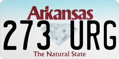 AR license plate 273URG
