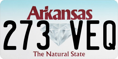 AR license plate 273VEQ
