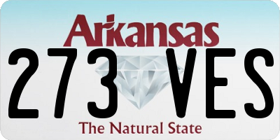 AR license plate 273VES