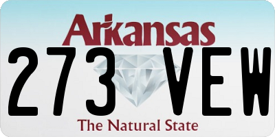 AR license plate 273VEW