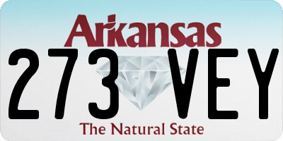 AR license plate 273VEY