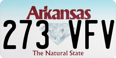 AR license plate 273VFV