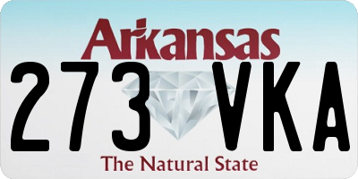 AR license plate 273VKA