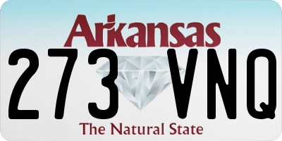 AR license plate 273VNQ