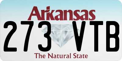 AR license plate 273VTB