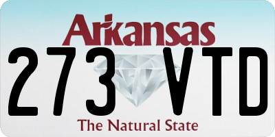AR license plate 273VTD