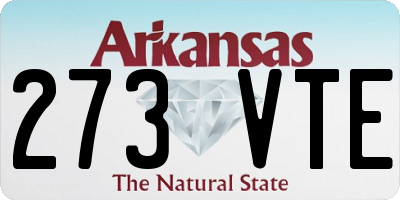 AR license plate 273VTE