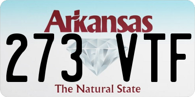 AR license plate 273VTF
