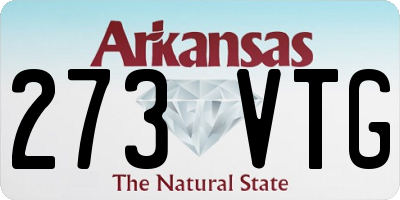 AR license plate 273VTG
