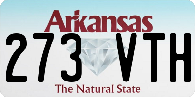 AR license plate 273VTH