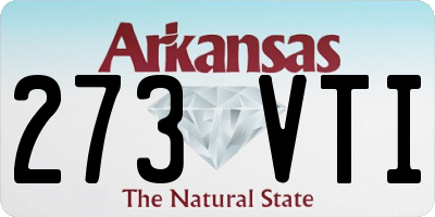 AR license plate 273VTI