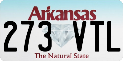 AR license plate 273VTL