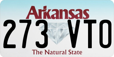 AR license plate 273VTO