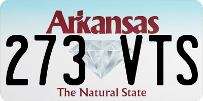 AR license plate 273VTS