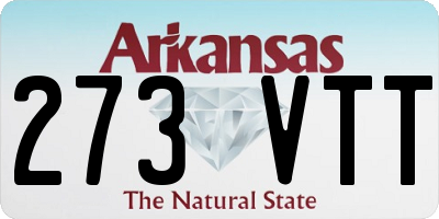 AR license plate 273VTT