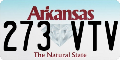 AR license plate 273VTV