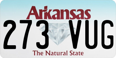 AR license plate 273VUG