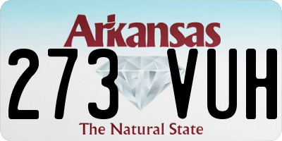 AR license plate 273VUH