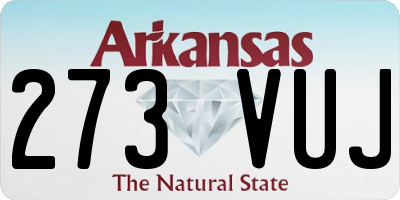 AR license plate 273VUJ