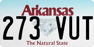 AR license plate 273VUT