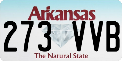 AR license plate 273VVB