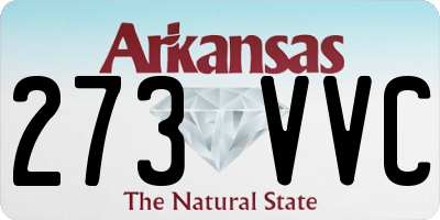 AR license plate 273VVC