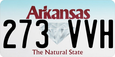 AR license plate 273VVH