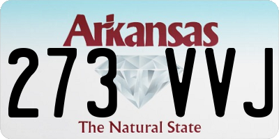 AR license plate 273VVJ