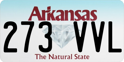AR license plate 273VVL
