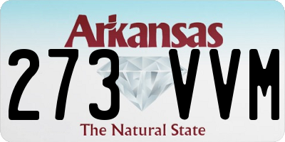 AR license plate 273VVM