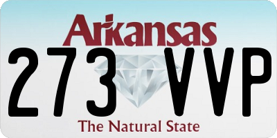 AR license plate 273VVP