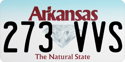AR license plate 273VVS