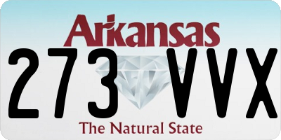 AR license plate 273VVX