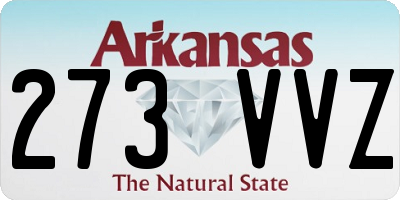 AR license plate 273VVZ
