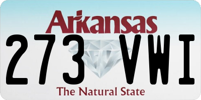 AR license plate 273VWI